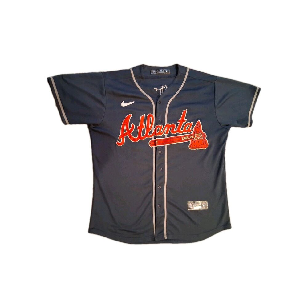 Ronald Acuna Jr.  Atlanta Braves Blue Jersey